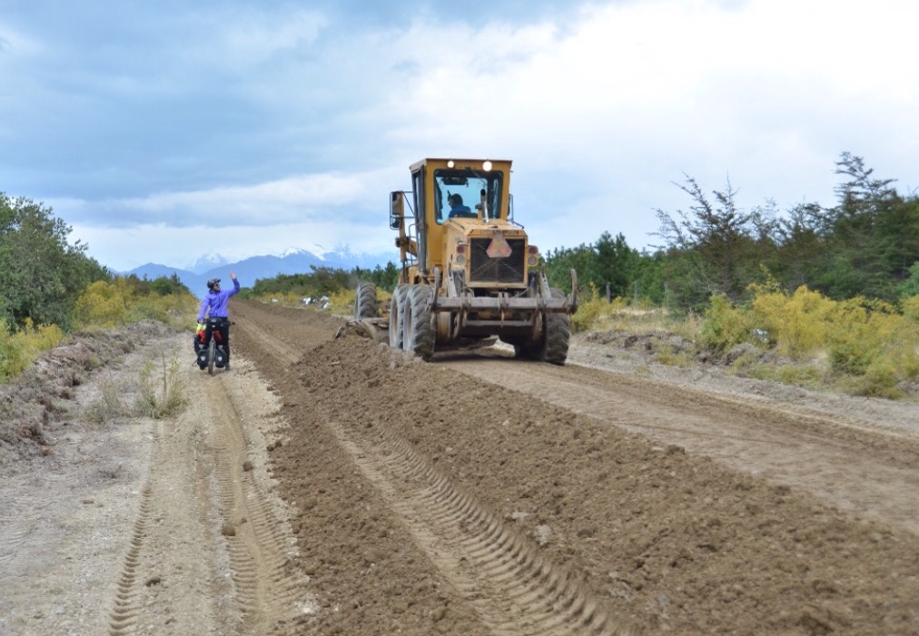 Hektor ist nicht nur Campingbetreiber sondern auch Strassenbauer