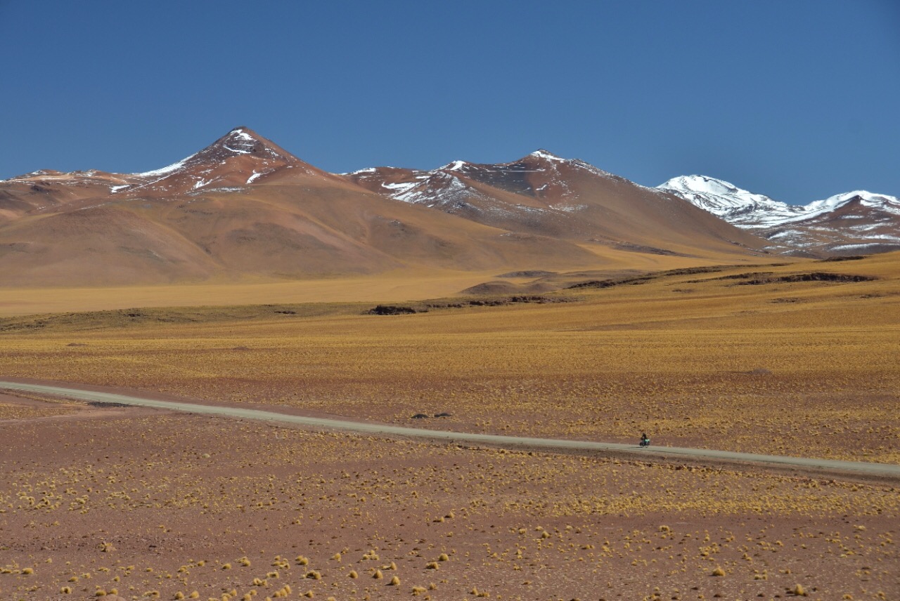 Spektakuläre Aussicht bei der Abfahrt vom Sico