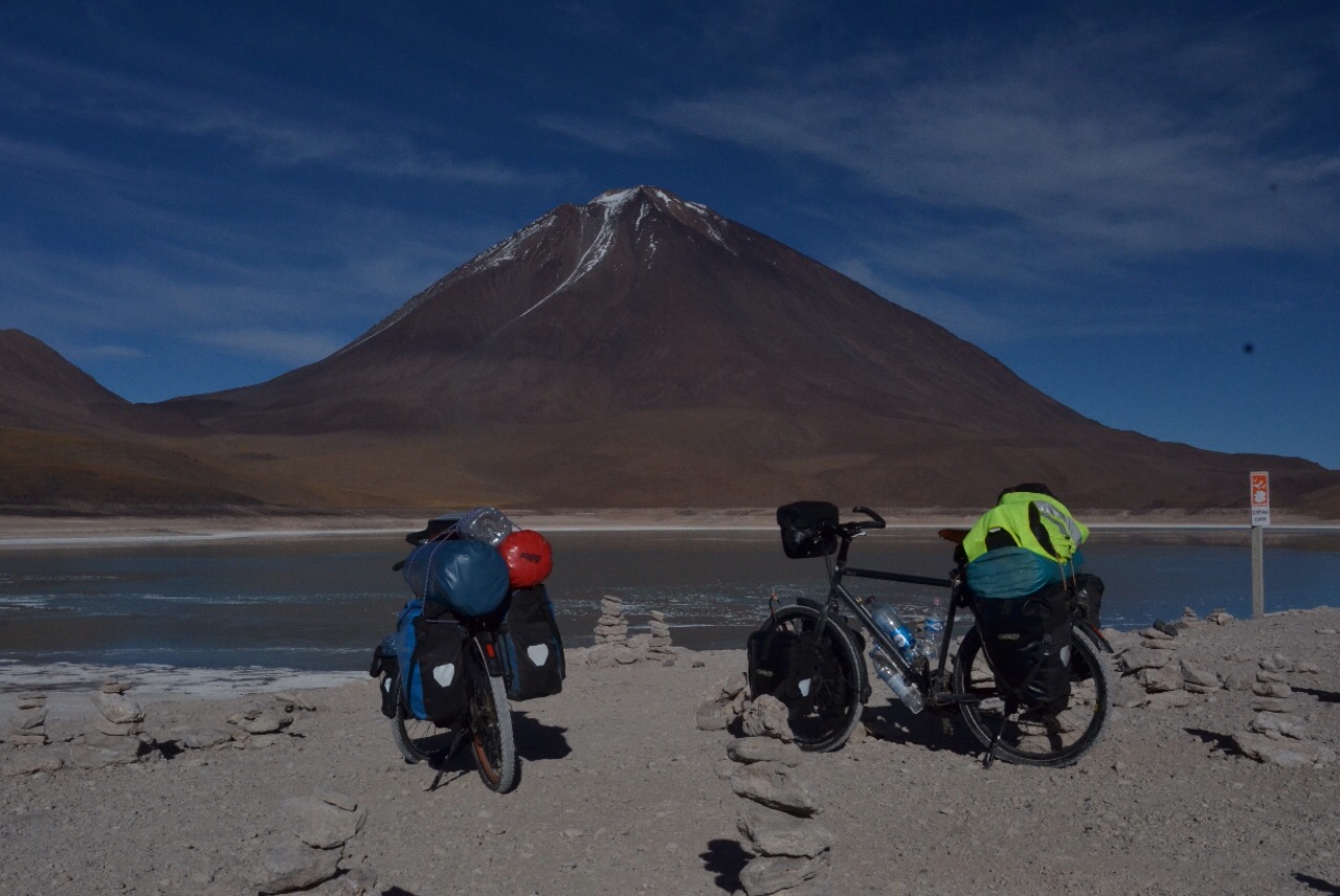 Blick zurück auf den Licancabur