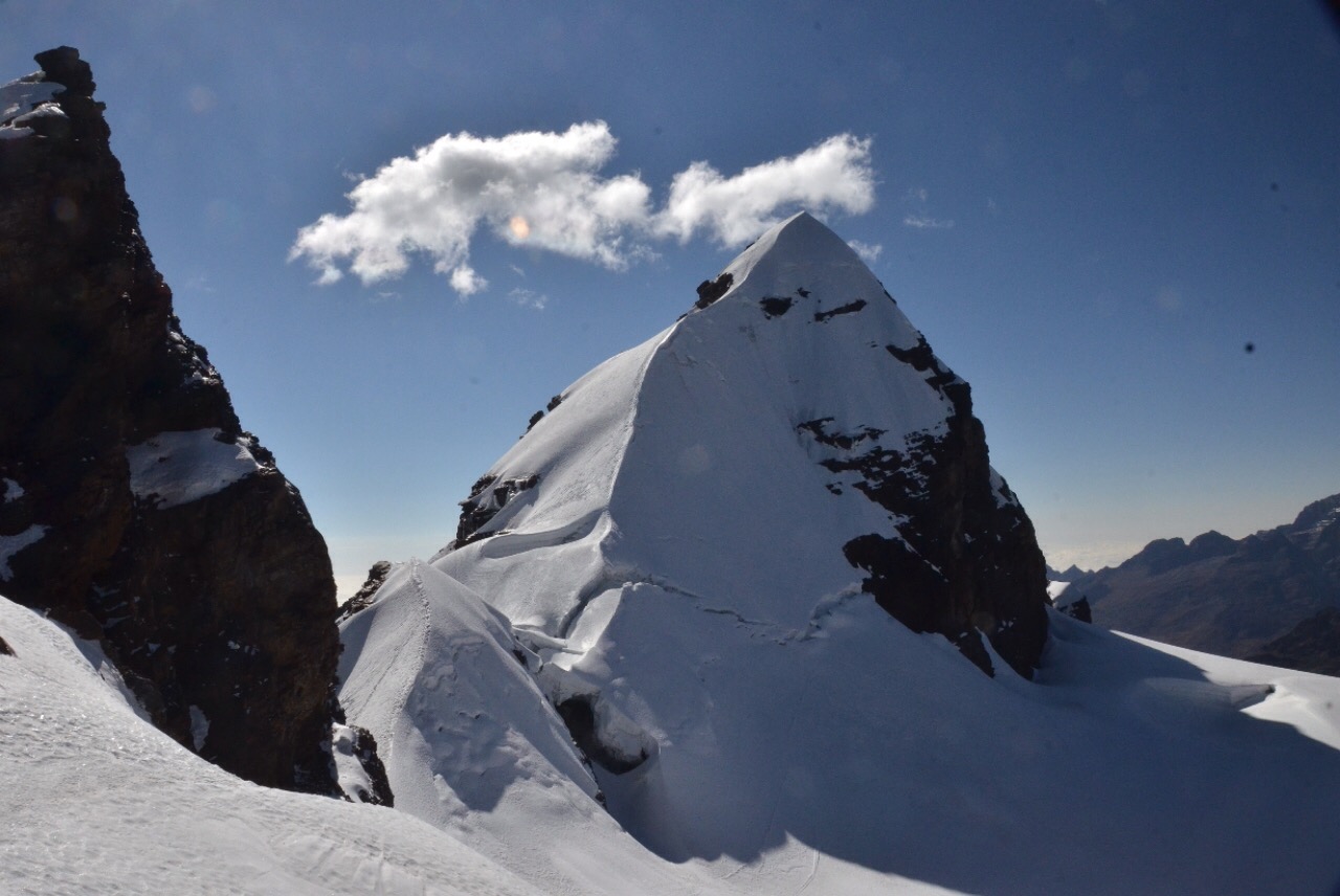 Der steile Schlussgrat hat es in sich