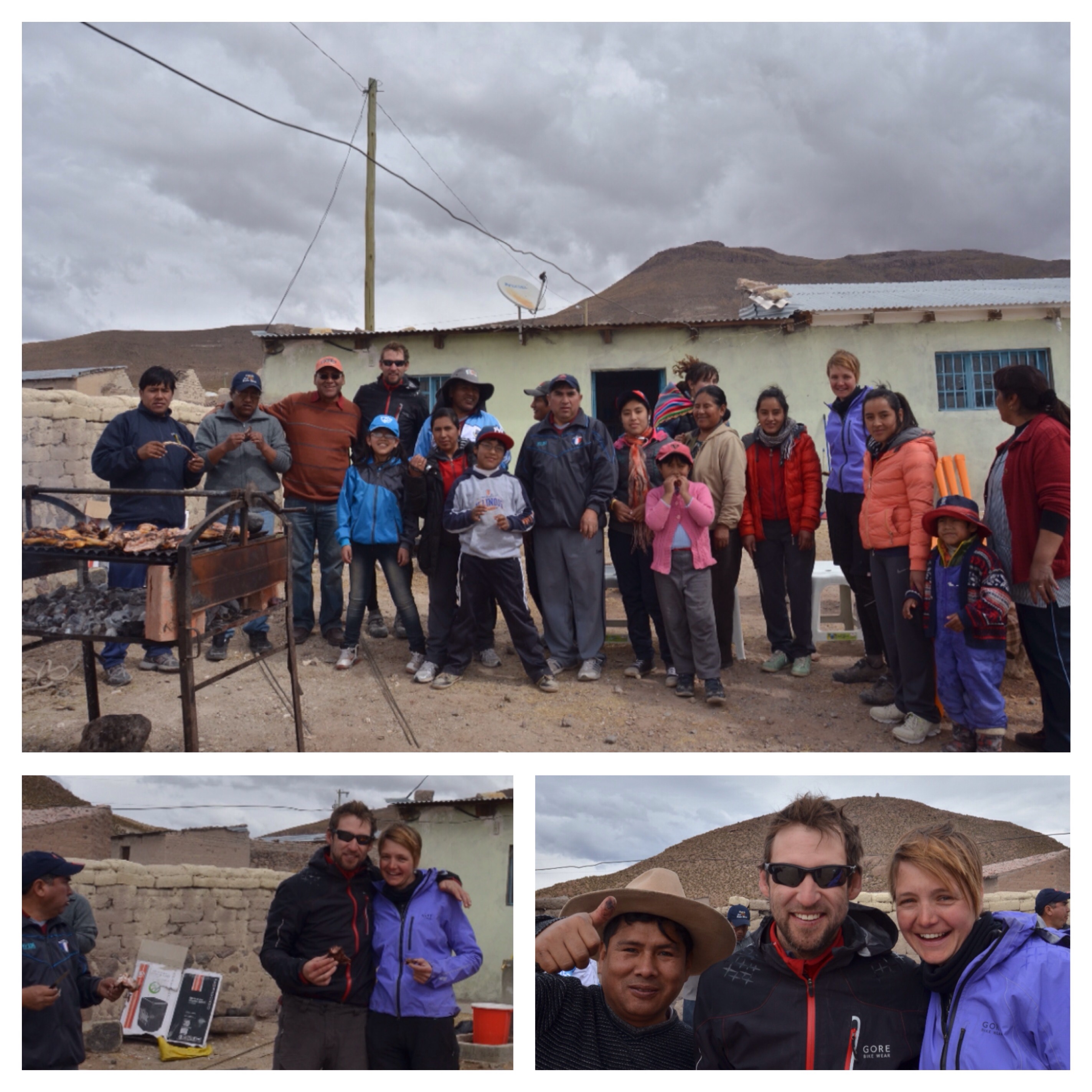 Bolivianisches Familienfest auf dem Lande