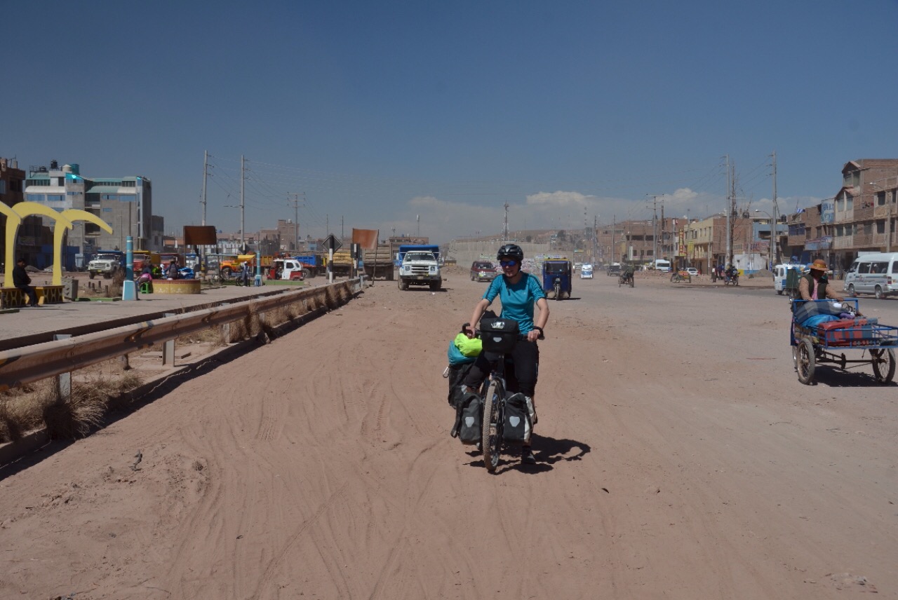 Stadtdurchquerung KJuliaca, ein Abenteuer für sich
