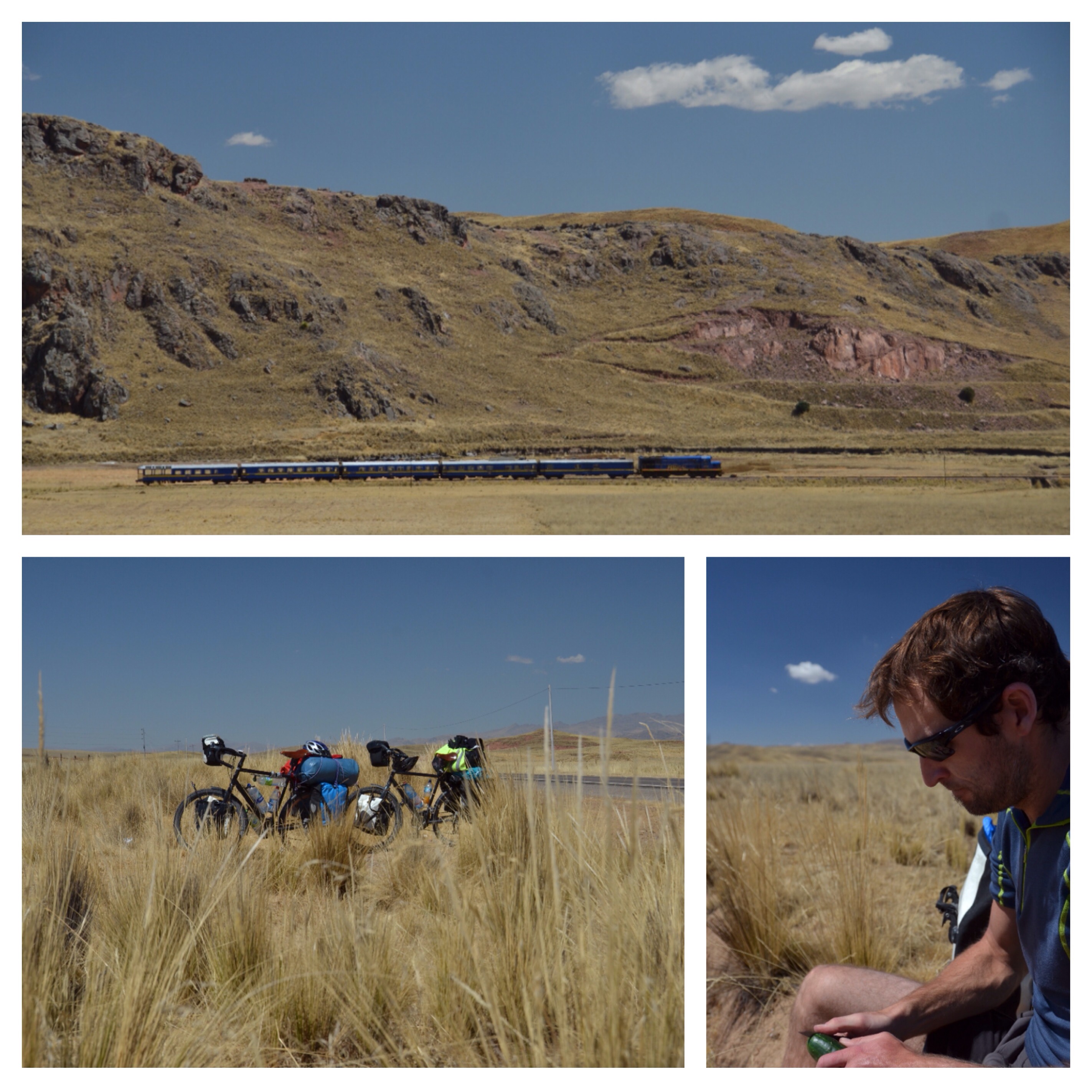 Mittagspause in wunderschöner Landschaft und 