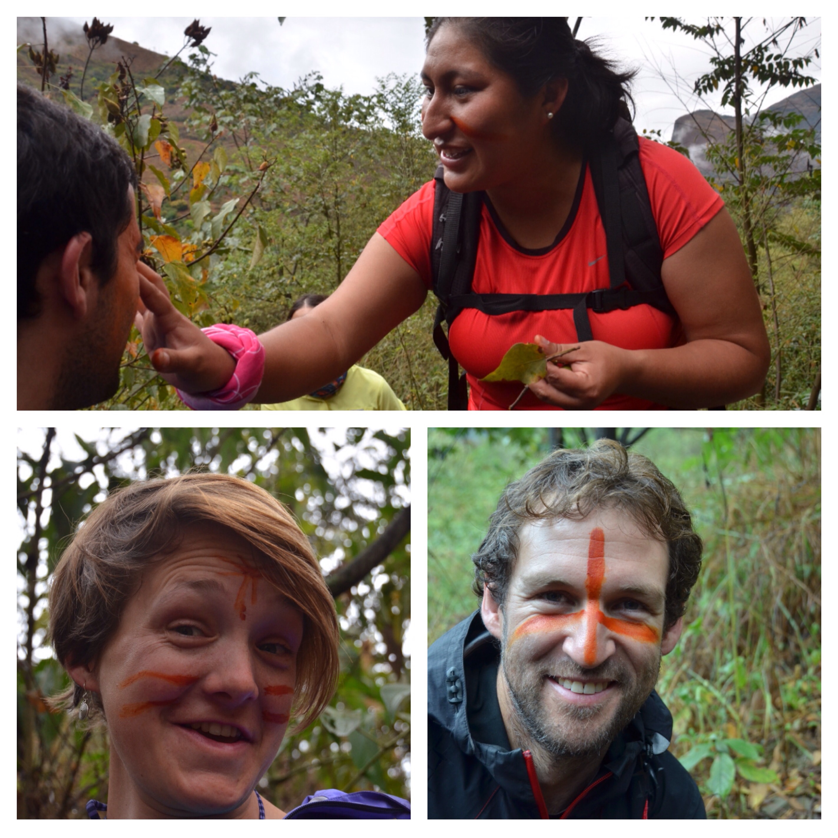 Einmal Regenwaldkunst ins Gesicht, bitte!